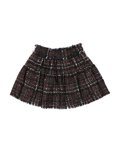 DOLCE&GABBANA Skirt Dark brown 26% Acrylic, 22% Synthetic fibers, 20% Virgin Wool, 17% Mohair wool, 15% Cotton