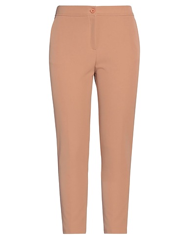 NENETTE Casual trouser Sand 87% Polyester, 13% Elastane