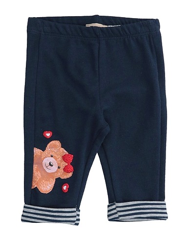 CHICCO Casual trouser Midnight blue 95% Cotton, 5% Elastane