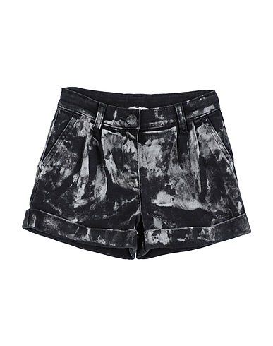 P.A.R.O.S.H. Denim shorts Black 98% Cotton, 2% Elastane
