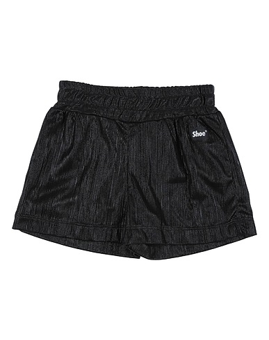 SHOE Shorts & Bermuda Black 97% Polyester, 3% Elastane