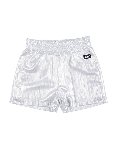 SHOE Shorts & Bermuda Argento 97% Poliestere, 3% Elastan
