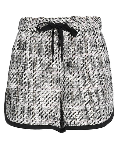 MAJE Shorts & Bermuda Black 71% Synthetic fibers, 27% Cotton, 2% Metallic fiber
