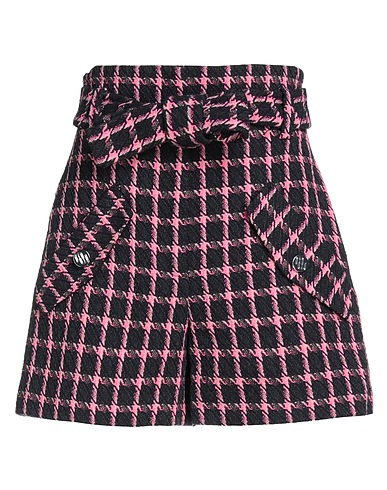 MAJE Shorts & Bermuda Black 39% Acrylic, 38% Polyester, 20% Wool, 2% Polyamide, 1% Cotton