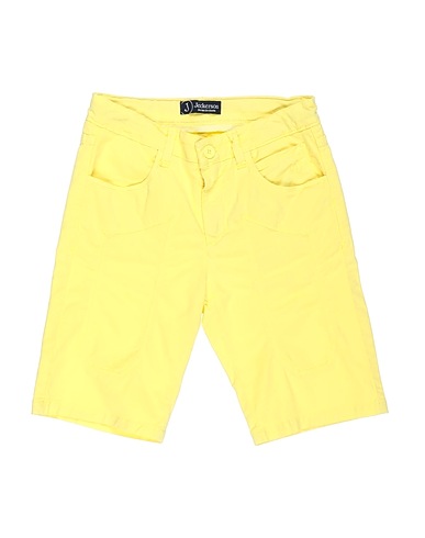 JECKERSON Shorts & Bermuda Yellow 98% Cotton, 2% Elastane