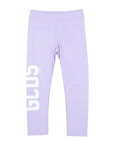 GCDS MINI Leggings Lila 95% Baumwolle, 5% Elastan