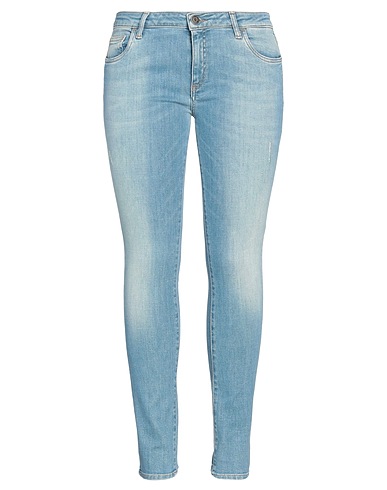 TRUSSARDI JEANS Denim trousers Blue 94% Cotton, 4% Polyester, 2% Elastane