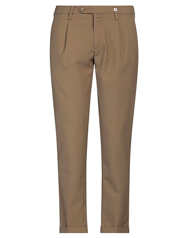 MYTHS Casual pants Khaki 55% Polyester, 45% Virgin Wool