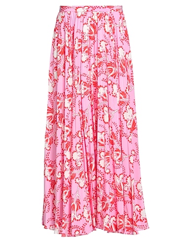 VALENTINO GARAVANI Midi skirt Pink 100% Silk