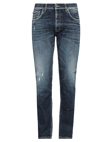 DONDUP Denim pants Blue 98% Cotton, 2% Elastane