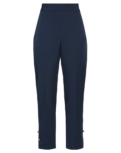 MEM.JS Casual pants Navy 88% Polyester, 12% Elastane