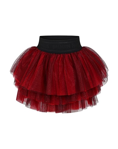 BALMAIN Gonne Gonne eleganti Rosso Poliestere