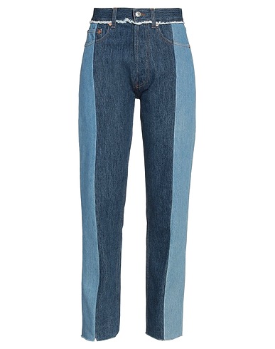 FORTE DEI MARMI COUTURE Denim trousers Blue 100% Cotton