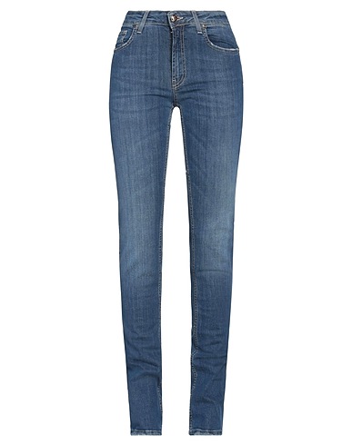 FRANKIE MORELLO Bootcut Jeans Blue 98% Cotton, 2% Elastane