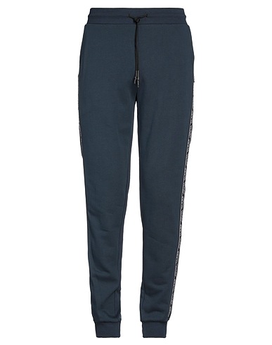 CAVALLI CLASS Casual trouser Midnight blue 100% Cotton