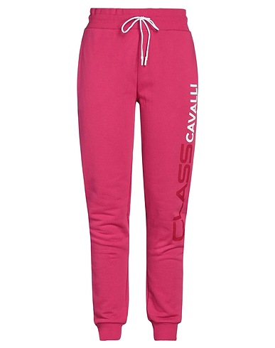 CAVALLI CLASS Casual trouser Fuchsia 100% Cotton