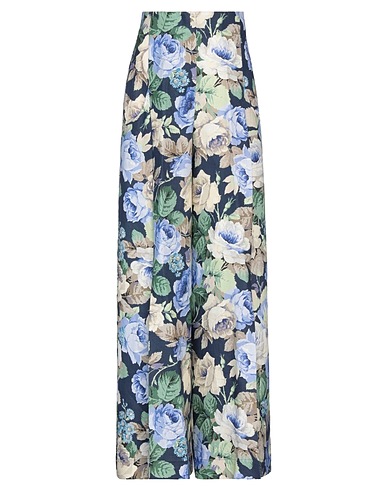 ERIKA CAVALLINI Casual trouser Midnight blue 100% Linen