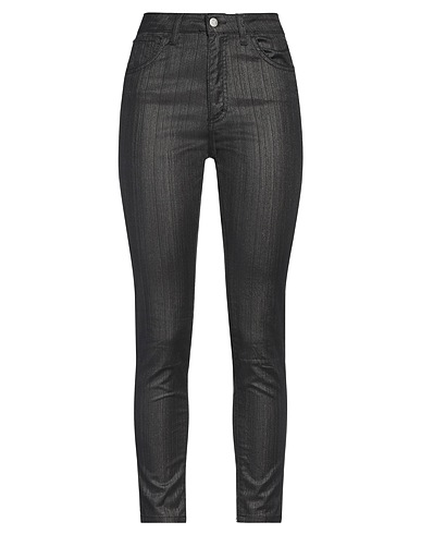 EXTE Casual trouser Black 98% Cotton, 2% Elastane