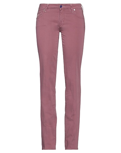 JACOB COHЁN Casual trouser Mauve 97% Cotton, 3% Elastane