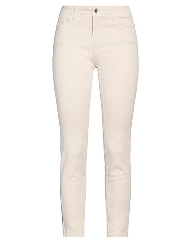 LIU •JO Pantalone Beige 95% Cotone, 5% Elastan