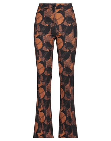 MÊME by GIAB'S Casual pants Brown 90% Polyester, 10% Elastane