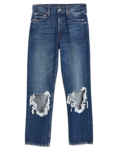 MAJE Pantalones vaqueros Azul marino 100% Algodón orgánico
