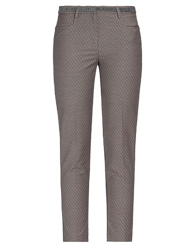 LORENA ANTONIAZZI Casual pants Taupe 57% Cotton, 37% Polyester, 6% Elastane