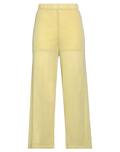 ANONYME DESIGNERS Pantalone Giallo 70% Viscosa, 20% Fibra di metallo, 10% Poliestere