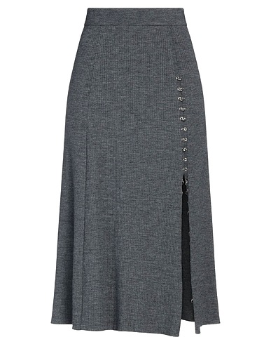 MAJE Midi skirt Lead 42% Acrylic, 40% Wool, 16% Polyamide, 2% Elastane