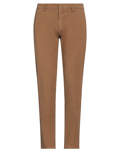 GAZZARRINI Casual pants Khaki 97% Cotton, 3% Elastane