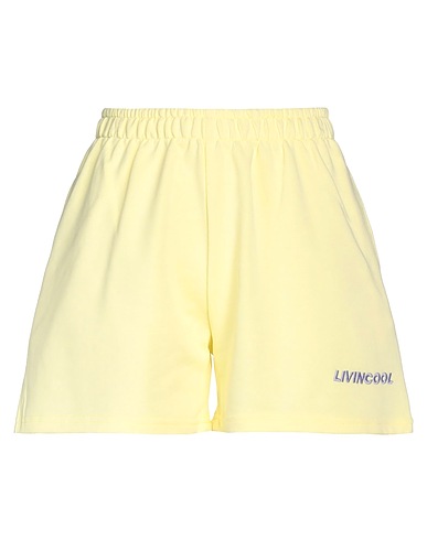 LIVINCOOL Shorts & Bermuda Pastel yellow 100% Cotton