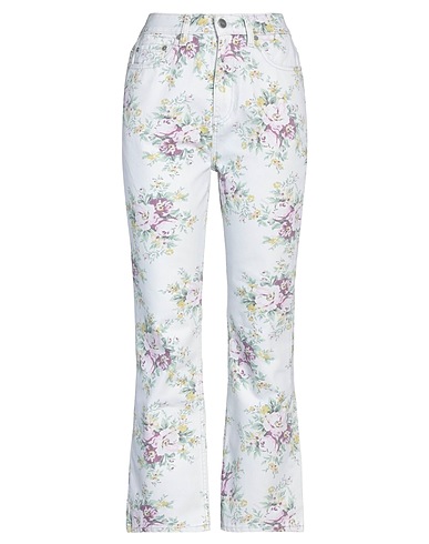 GANNI Bootcut Jeans Sky blue 68% Organic cotton, 32% Cotton