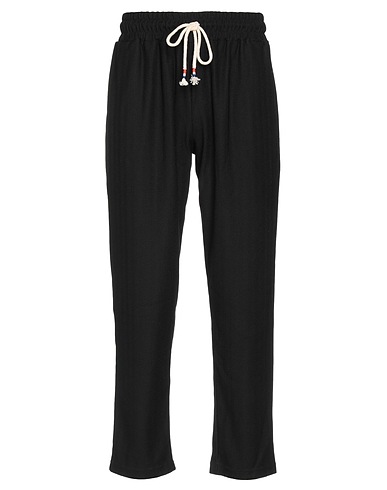 TAKESHY KUROSAWA Casual trouser Black 68% Polyester, 28% Viscose, 4% Elastane