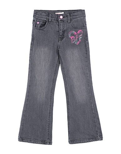 BILLIEBLUSH Denim trousers Black 99% Cotton, 1% Elastane