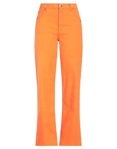 BERNA Casual trouser Orange 97% Cotton, 3% Elastane
