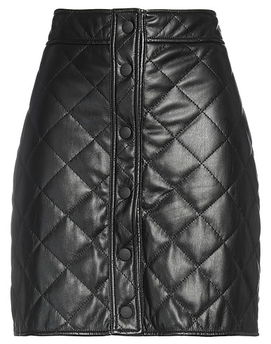 MSGM Minigonna Nero 65% Poliestere, 35% Poliuretano