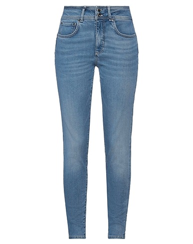 GUESS Denim trousers Blue 82% Tencel™ Lyocell, 16% Repreve®, 2% Elastane