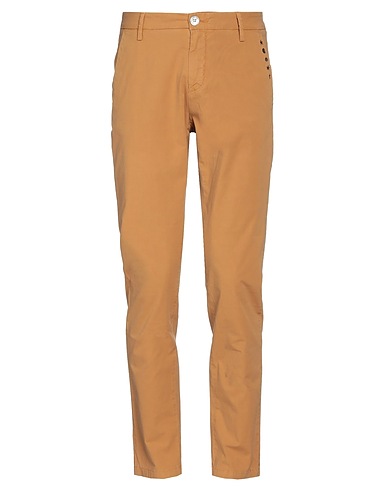 AGLINI Chinos Giallo ocra 98% Cotone, 2% Elastan