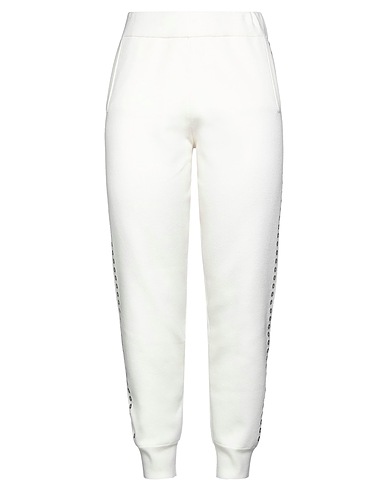 MAJE Casual trouser Ivory 37% Acrylic, 34% Polyamide, 28% Wool, 1% Elastane