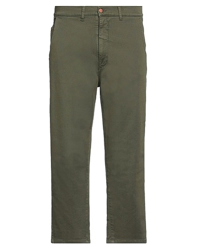 DANIELE ALESSANDRINI HOMME チノパンツ ミリタリーグリーン コットン 97% / ポリウレタン 3%