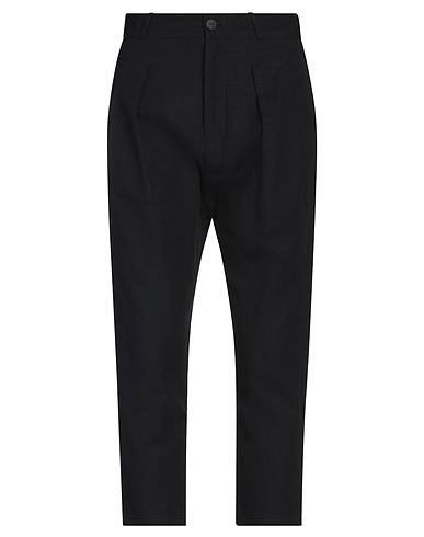 OVERCOME Chinos Nero 100% Cotone