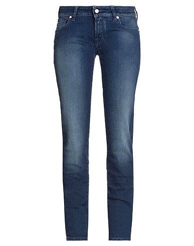 JACOB COHЁN Denim pants Blue 99% Cotton, 1% Elastane