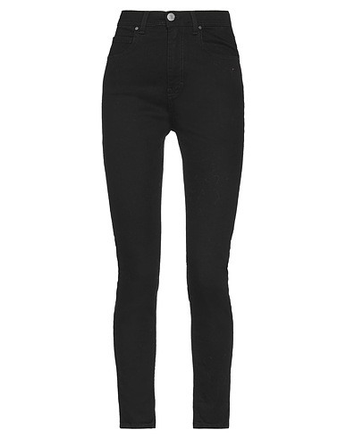 HAIKURE Denim trousers Black 98% Cotton, 2% Elastane