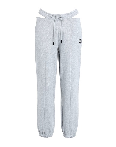 PUMA スウェットパンツ Dare to Sweatpants
 ライトグレー コットン 100%