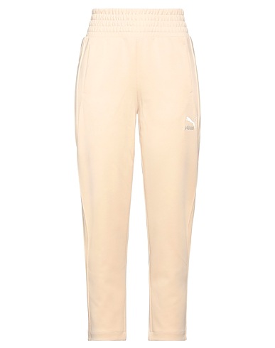 PUMA Casual trouser T7 High Waist Pants DK
 Beige 82% Cotton, 18% Polyester