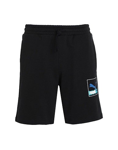 PUMA ショートパンツ＆バミューダパンツ Brand Love Shorts 8" TR
 ブラック コットン 100%