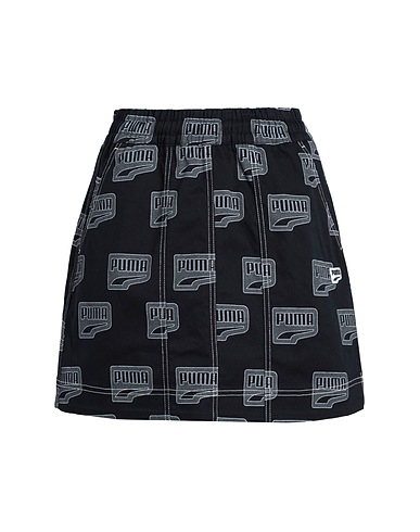 PUMA Mini skirt Downtown AOP Mini Skirt
 Black 98% Cotton, 2% Elastane