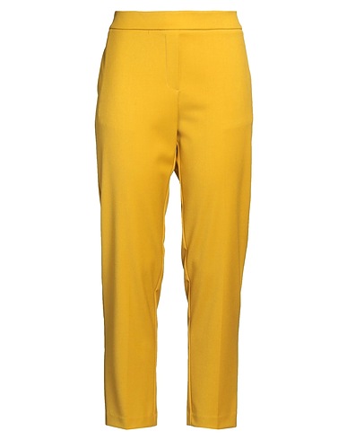 KARTIKA Casual trouser Mustard 67% Polyester, 31% Viscose, 2% Elastane