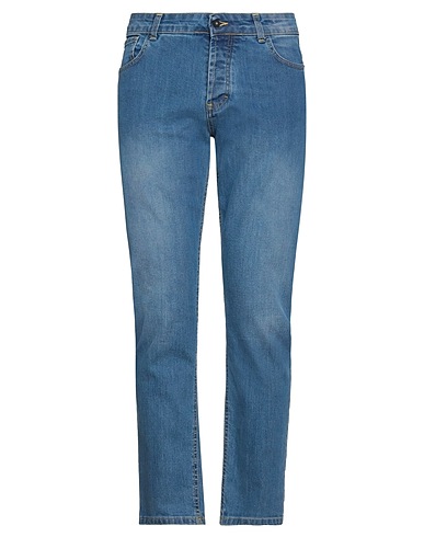 STILOSOPHY Denim trousers Blue 98% Cotton, 2% Elastane