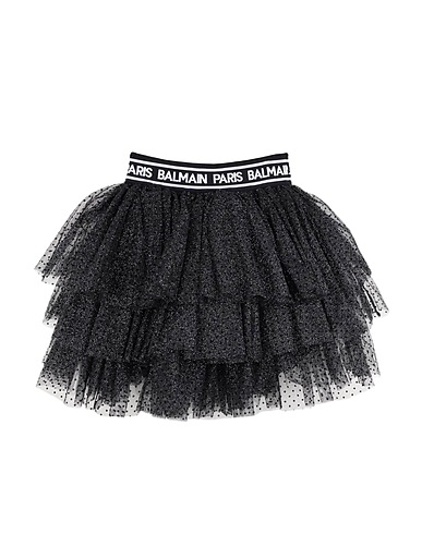 BALMAIN Gonna BALMAIN SKIRT Nero Poliestere